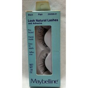 VTG 90s Maybelline Look Natural Lashes Black Flair 250SB-01